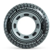 Colac gonflabil de înot tip anvelopă cu mânere, 114 cm, max. 100 kg, 9+ ani, Intex (56268)