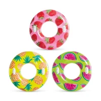 Надувная лодка Tropical Fruit с ручками, 107 см, макс. 80 кг, 3 цвета, 9+ лет, Intex (56261)
