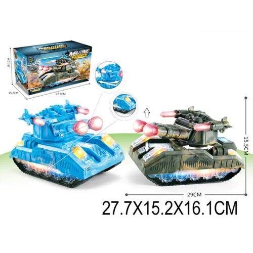 Tanc pe baterii cu muzica si lumini (70907)
