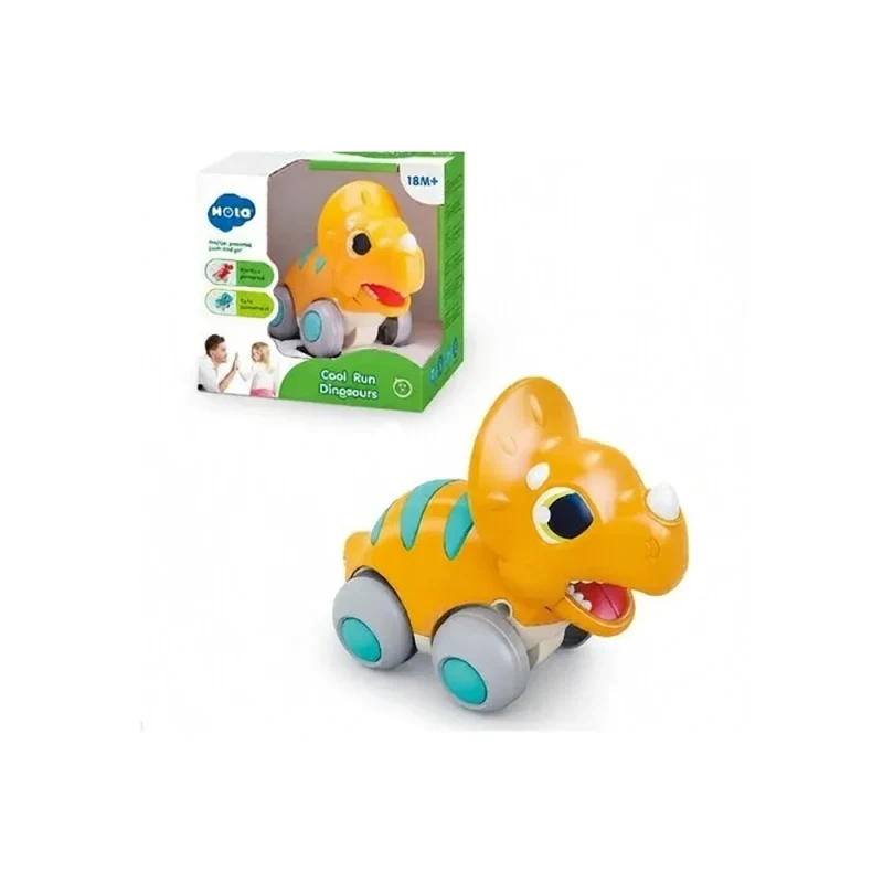 Jucărie cu inerție Dinozaur – Triceratops, Hola E7968D (02877) 2