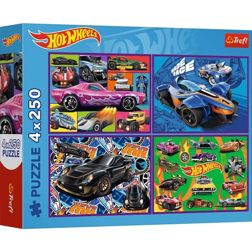 Hot Wheels, 4×250 элементов (13312)