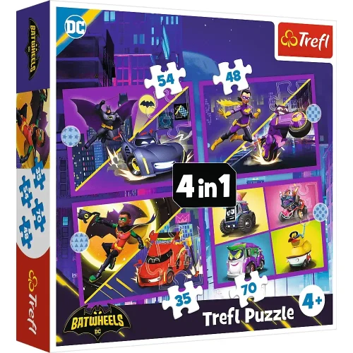 Встречайте Batwheels, 4 в 1 (34658)