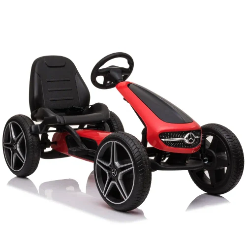 Картинг с педалями детский Mercedes Benz (MX610/2 красный)