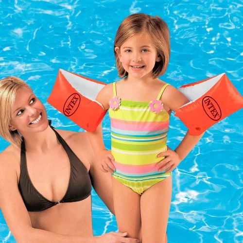 Надувные ласты Deluxe, 30x15 см, 6-12 лет, Intex (58641)