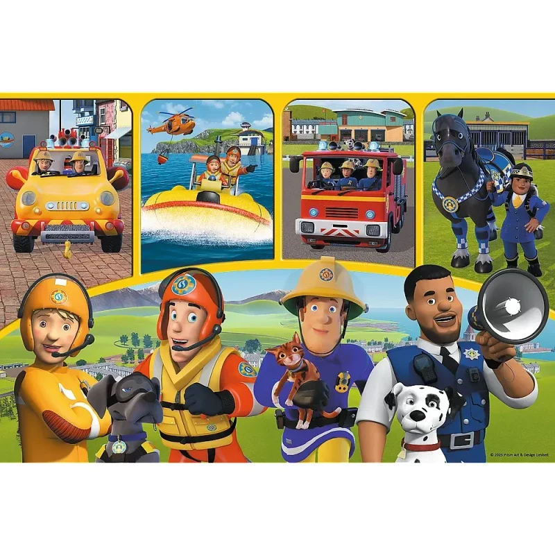 Fireman Sam and friend, 24 Maxi elemente (14356) 2