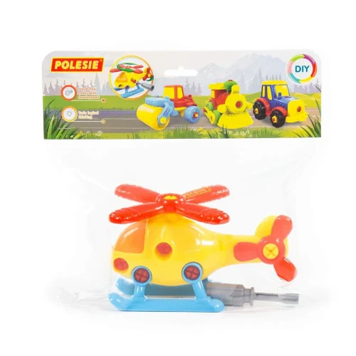 Constructor elicopter, 16 piese, Polesie