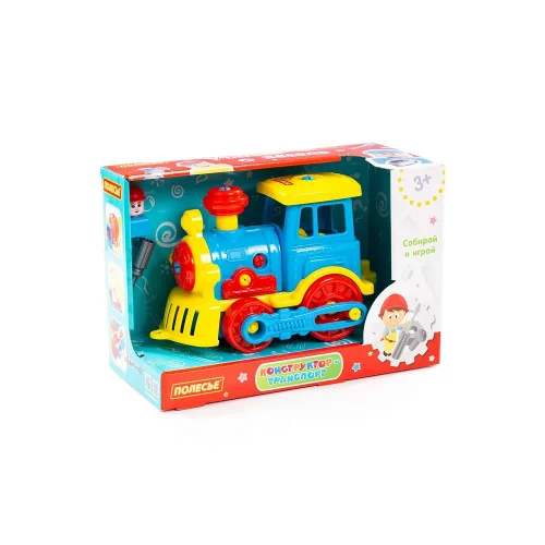 Constructor locomotivă – 48 piese, Polesie (84842)