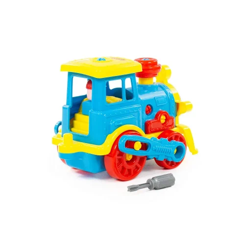 Constructor locomotivă – 48 piese, Polesie (84842)