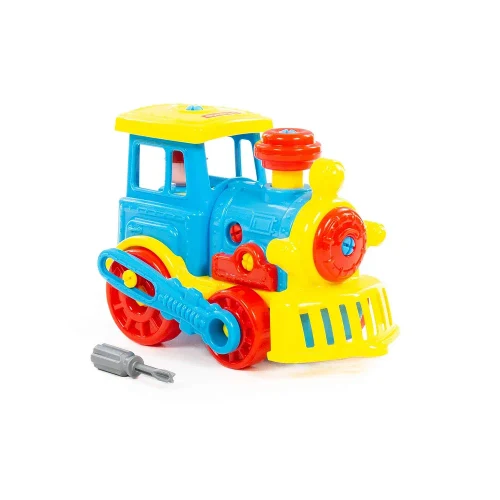 Constructor locomotivă – 48 piese, Polesie (84842)