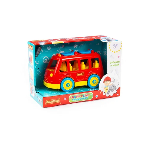 Constructor autobuz – 26 piese, Polesie (84798)