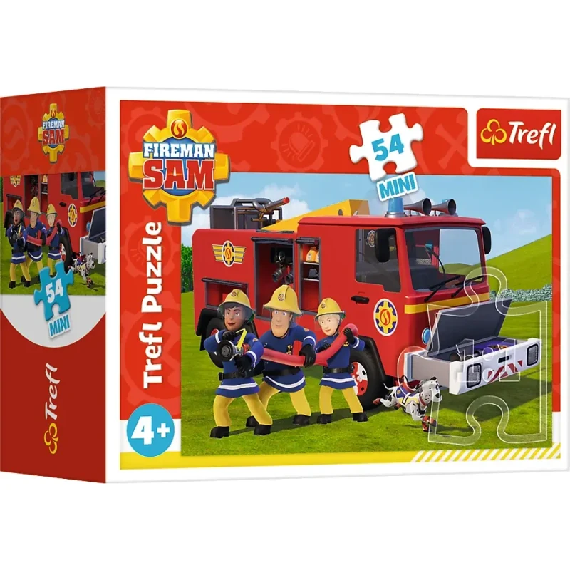 Puzzle 54 Mini ” Pompierul Sam în așteptare” ( se vind cite 8 buc) (54205) 2