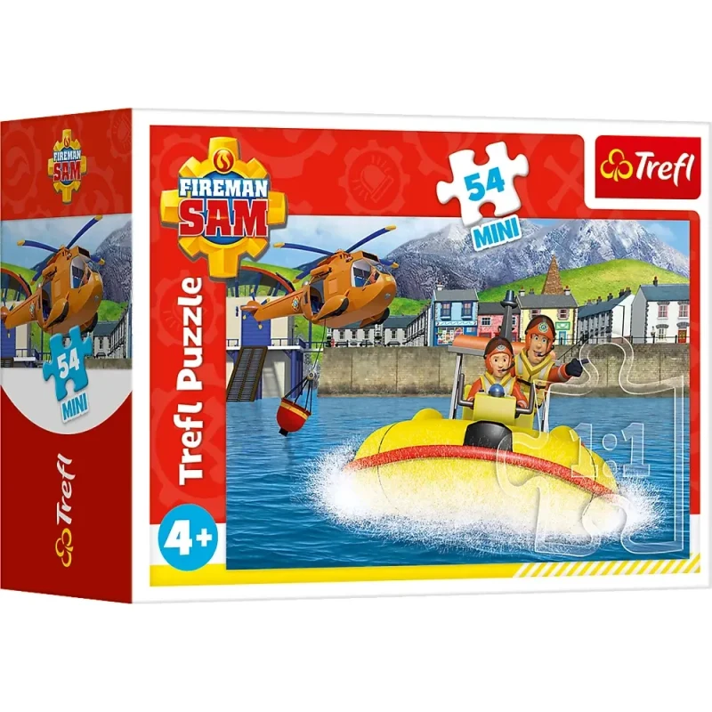 Puzzle 54 Mini ” Pompierul Sam în așteptare” ( se vind cite 8 buc) (54205) 4