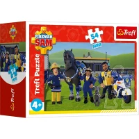 Puzzle 54 Mini ” Pompierul Sam în așteptare” ( se vind cite 8 buc) (54205)