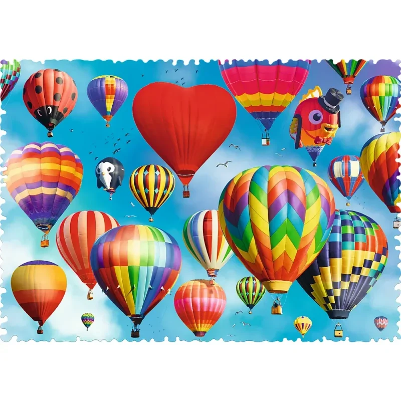 Colourful Balloons, 600 elemente crazy shapes (11112) 2