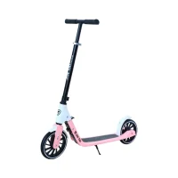 Trotinetă pentru copii cu 2 roți, ghidon reglabil și frână de picior, roz, RTM Scooter (66990)