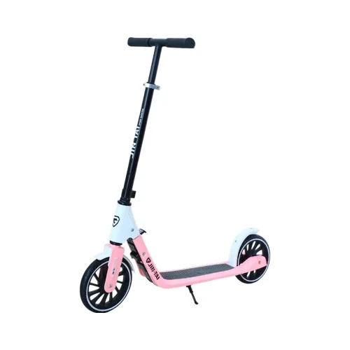 RTM Scooter Розовый детский самокат с 2 колесами, регулируемым рулем и ножным тормозом (66990)