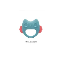 Jucărie de dentiție cu zornăitoare – bufniță, Huanger HE0102 (18509)