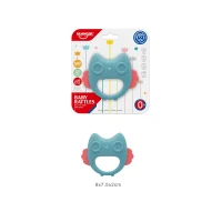 Jucărie de dentiție cu zornăitoare – bufniță, Huanger HE0102 (18509) 3