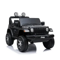 Mașină electrică Jeep Wrangler Rubicon (JWR555/1 neagra) 4
