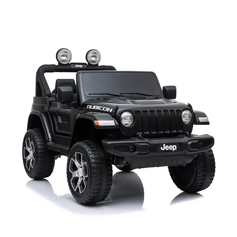 Mașină electrică Jeep Wrangler Rubicon (JWR555/1 neagra) 4