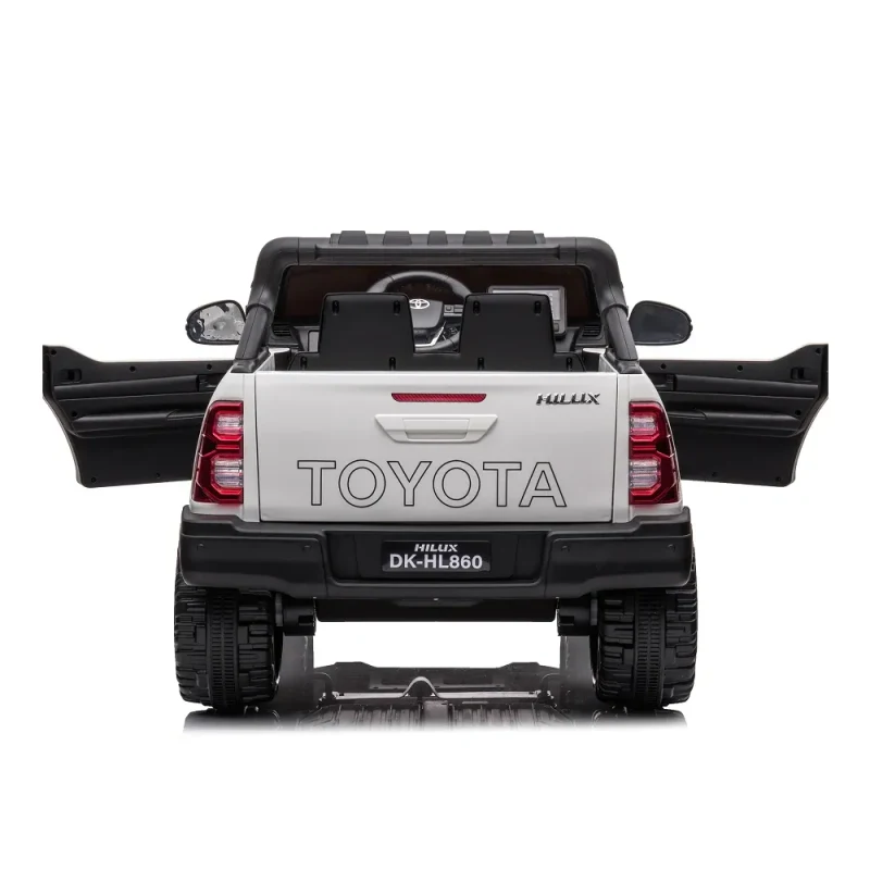 Mașină electrică Toyota Hilux (HL860/2 alba) 6