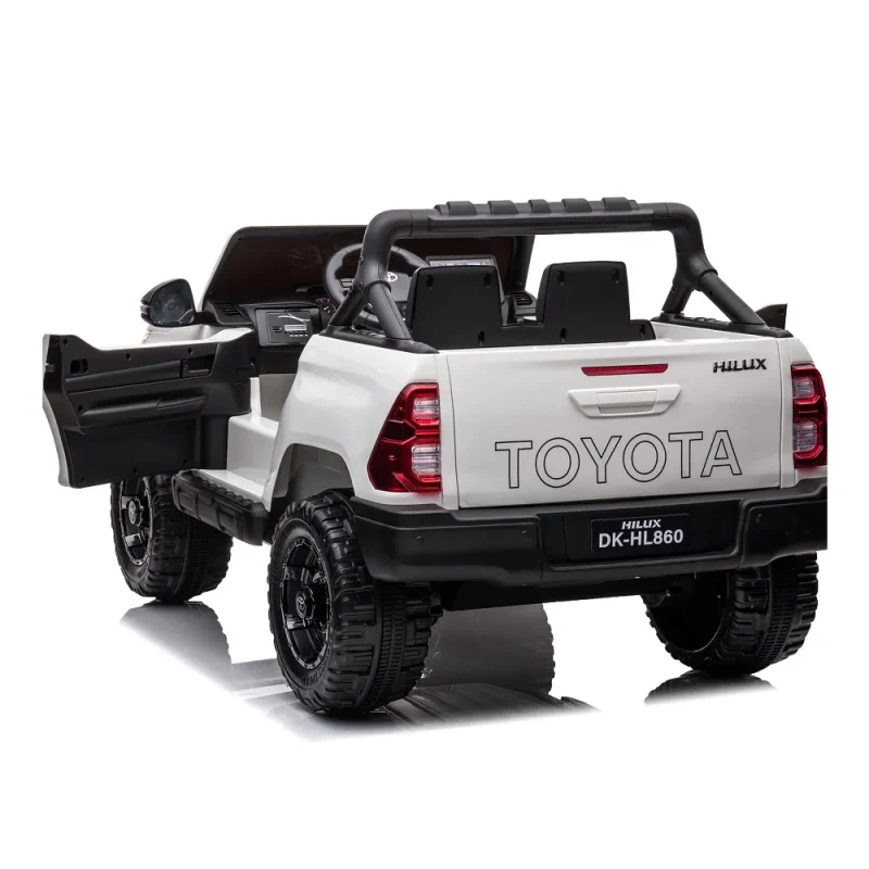 Mașină electrică Toyota Hilux (HL860/2 alba) 10