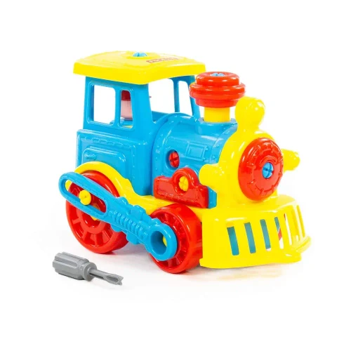 Constructor trenuleț, 48 piese, Polesie
