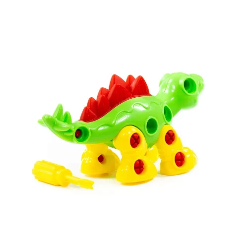 Constructor dinozaur – Stegozaur, 30 piese, Polesie (76694)