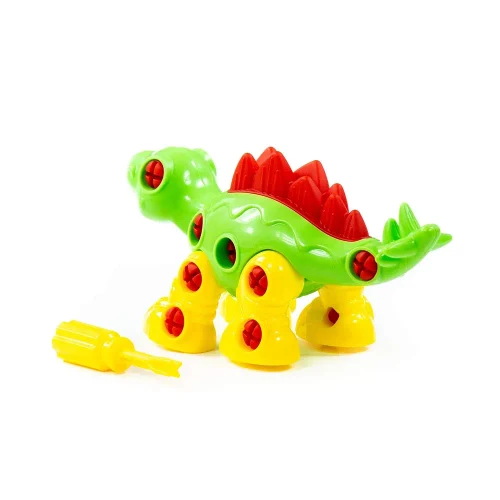 Constructor dinozaur – Stegozaur, 30 piese, Polesie (76694)