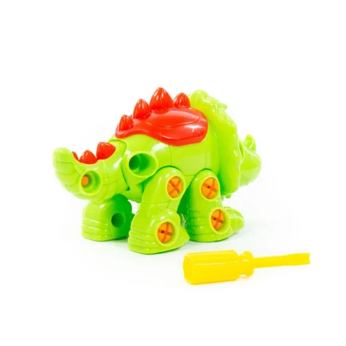 Constructor dinozaur Triceratops – 32 piese, Polesie (76717)
