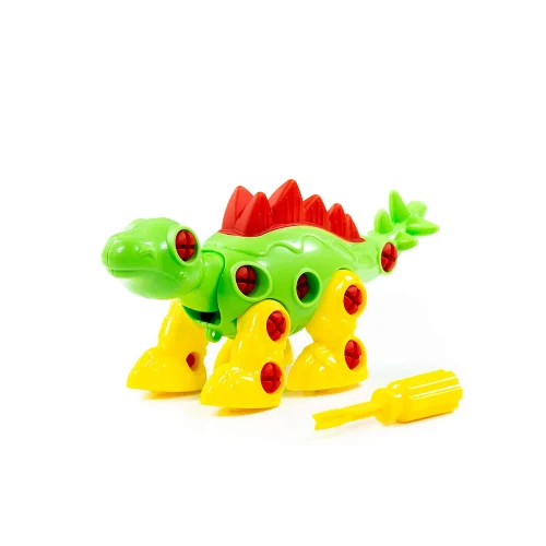 Constructor dinozaur Stegozaur – 30 piese, Polesie (76793)