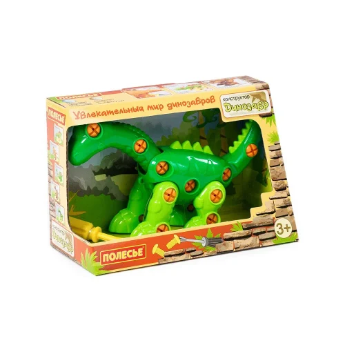 Constructor dinozaur Diplodocus – 35 piese, Polesie (77165)