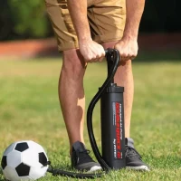 Pompă manuală Double Quick III, 48 cm, furtun cu 4 duze, Intex (68615) 2