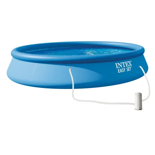 Piscină gonflabilă Easy Set 457×84 cm, 9792 L, cu pompă de filtrare 2006 L/h, Intex (28158)