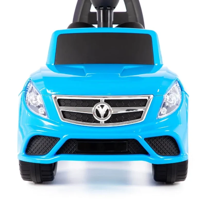 Tolocar SuperCar pentru copii cu volan muzical, albastru, Polesie (84484) 16