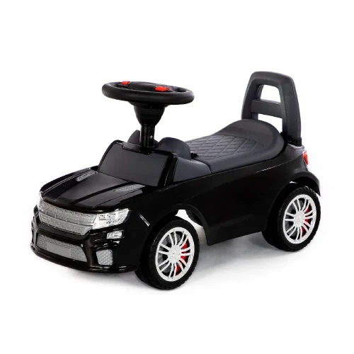 Детский Tolocar SuperCar с музыкальным рулем, черный, Полесье (84613)