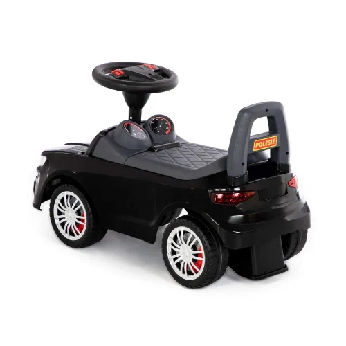 Детский Tolocar SuperCar с музыкальным рулем, черный, Полесье (84613)