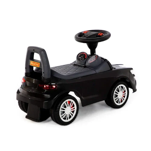 Детский Tolocar SuperCar с музыкальным рулем, черный, Полесье (84613)