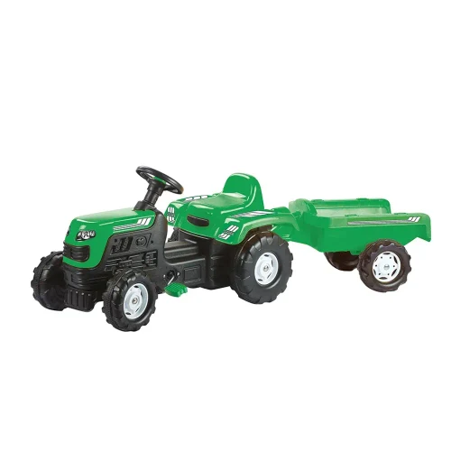 Педальный тягач и прицеп Green Ranchero, Dolu (8246)