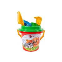 Set pentru nisip cu găletușă, sită și accesorii, Technok (1189) 4