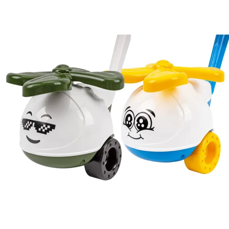 Игрушка-вертолет-толкатель с ручкой, Технок (9420) 2
