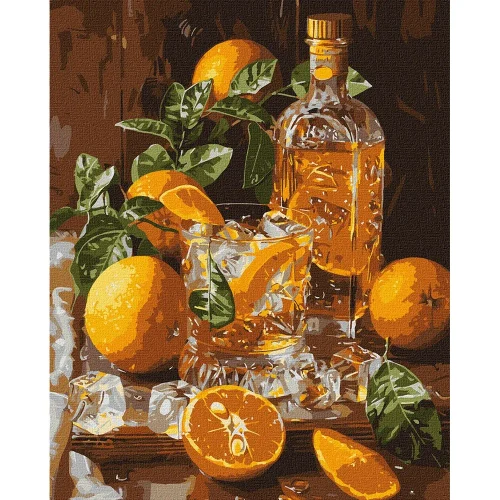 Картина по номерам Вечер с апельсинами, 30×40 см, Идейка (KHO5754)