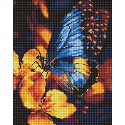 Mozaic cu diamante Aripi vibrante, 40×50 cm, Ideyka (AMO8287)