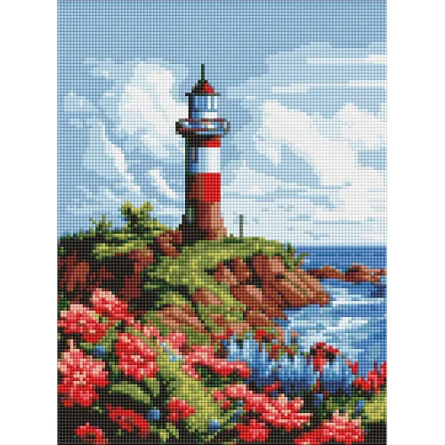 Mozaic cu diamante Loc pitoresc, 30×40 cm, Ideyka (AMO8144)