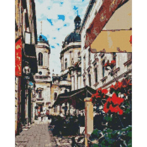 Mozaic cu diamante Orașul Lviv, 40×50 cm, Ideyka (AMO7229)