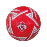 Minge de fotbal cusută, mărimea 5, roșie, RTM (746516)