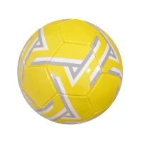 Minge de fotbal cusută, mărimea 5, galbenă, RTM (297532) 3