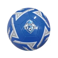 Minge de fotbal cusută, mărimea 5, albastră, RTM (318643)