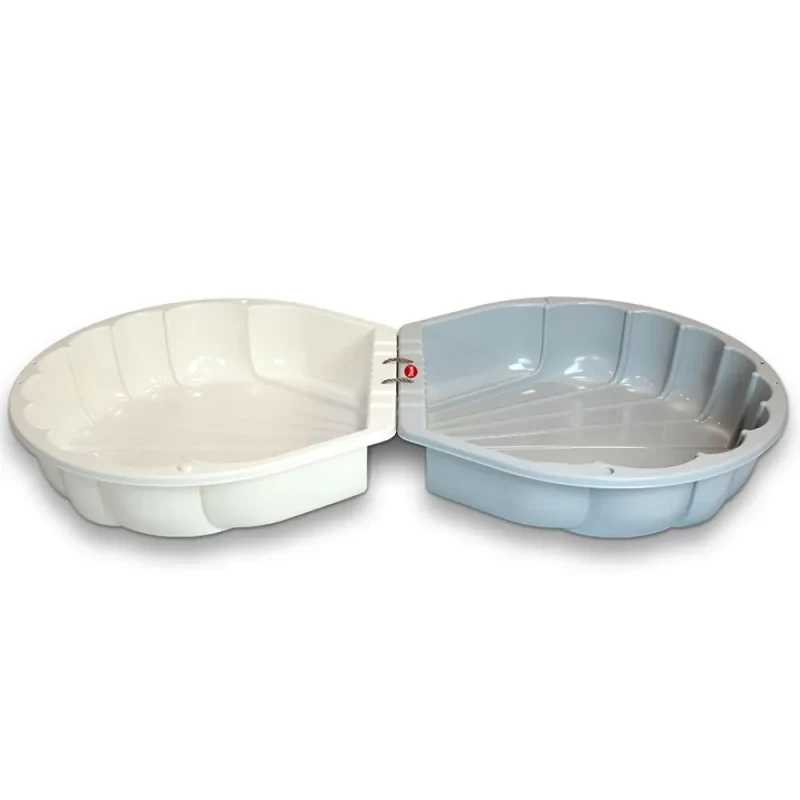 Nisipieră pentru copii 2 în 1, nisipieră și piscină, gri, Doloni (01236/09) 3