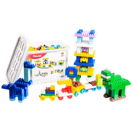Конструктор 335 деталей с коробкой для хранения, Doloni (013999/01)